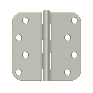 DELTANA 4" x 4" x 5/8" Radius Corner, Residential, NRP, Steel Hinge