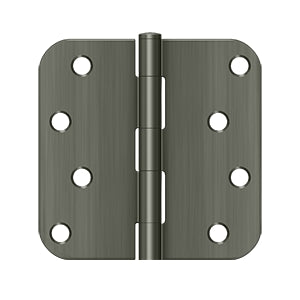 DELTANA 4" x 4" x 5/8" Radius Corner, Residential, NRP, Steel Hinge