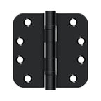 DELTANA 4" x 4" x 5/8 Radius Corner, Heavy Dudy, Ball Bearing, Steel Hinge
