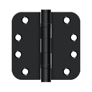 DELTANA 4" x 4" x 5/8 Radius Corner, Heavy Dudy, Ball Bearing, Steel Hinge