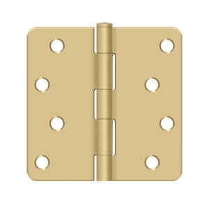 DELTANA 4" x 4" x 1/4" Radius Corner, Residential, Steel Hinge  BULK PACK