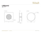 SCHAUB Urbano Square Recessed Pull