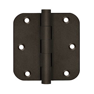 Deltana 3-1/2" x 3-1/2" x 5/8" Radius Corner Residential Distressed Hinge