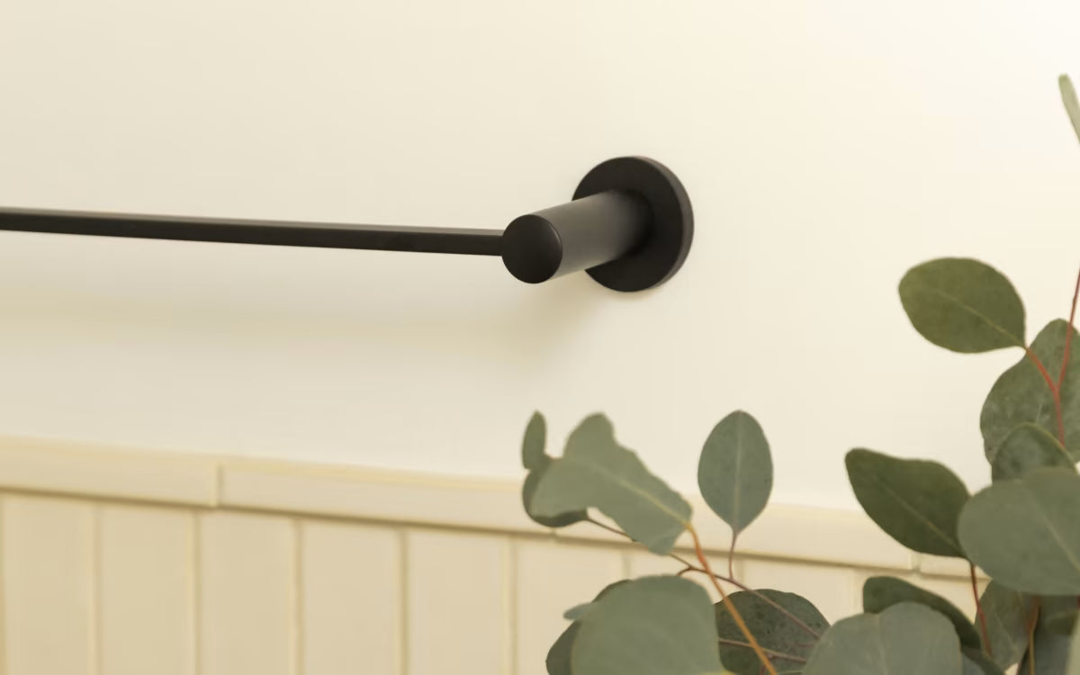 EMTEK Modern Brass Towel Bar