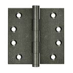 Deltana 4" x 4" Square Corner Distressed Hinge
