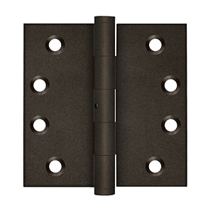 Deltana 4-1/2" x 4-1/2" Square  Corner, Ball Bearing, NRP Distressed Hinge