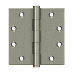Deltana 4-1/2" x 4-1/2" Square  Corner Distressed Hinge