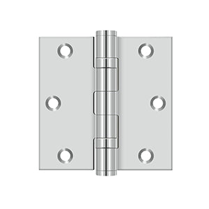 DELTANA 3-1/2" x 3-1/2" Stainless Steel Ball Bearing Hinge