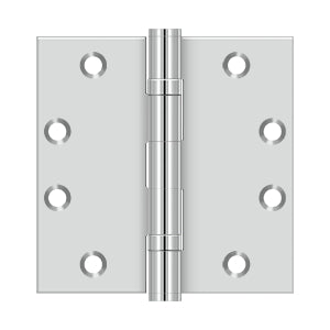 DELTANA 4-1/2" x 4-1/2" Stainless Steel, Ball Bearing Hinge