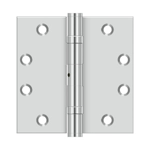 DELTANA 4-1/2" x 4-1/2" Stainless Steel, Ball Bearing, NRP, Hinge