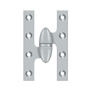 DELTANA 6" x 4"  Solid Brass, Olive Knuckel Hinge