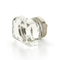 SCHAUB City Lights Rectangular Glass Knob