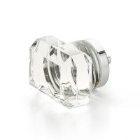 SCHAUB City Lights Rectangular Glass Knob