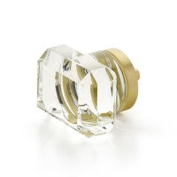 SCHAUB City Lights Rectangular Glass Knob