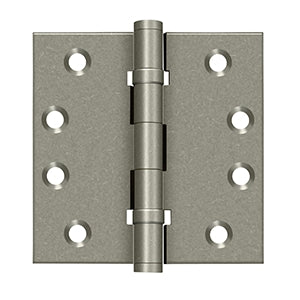 Deltana 4-1/2" x 4-1/2" Square  Corner, Ball Bearing, NRP Distressed Hinge