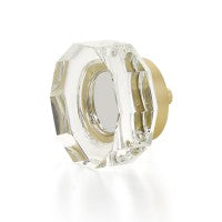 SCHAUB City Lights Large Multi-Sided Glass Knob