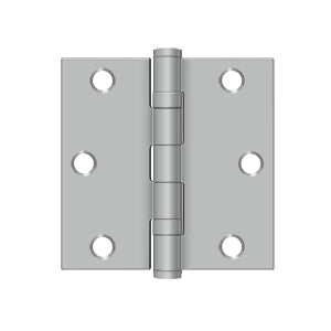 DELTANA 3-1/2" x 3-1/2" Stainless Steel, Ball Bearing, Residential Hinge