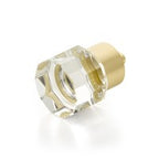 SCHAUB City Lights Round Multi-Sided Glass Knob