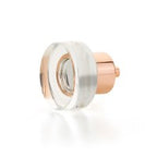 SCHAUB City Lights Round Disc Glass Knob