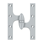 DELTANA 6" x 5"  Solid Brass, Olive Knuckel Hinge
