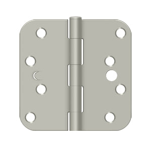 DELTANA 4" x 4" x 5/8" Radius Corner Residential Steel Security Stud Hinge