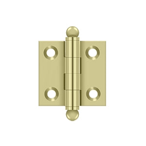 DELTANA 1-1/2" x 1-1/2" Solid Brass, Cabinet Hinge