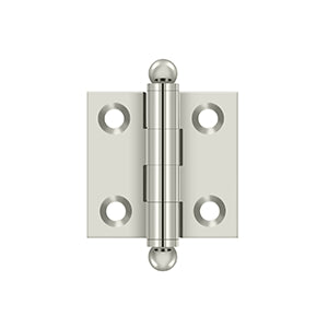 DELTANA 1-1/2" x 1-1/2" Solid Brass, Cabinet Hinge