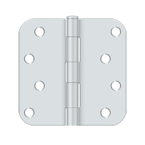 DELTANA 4" x 4" x 5/8" Radius Corner, Residential, Benchmark Security, Steel Hinge