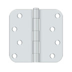 DELTANA 4" x 4" x 5/8" Radius Corner, Residential, Benchmark Security, Steel Hinge