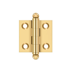 DELTANA 1-1/2" x 1-1/2" Solid Brass, Cabinet Hinge