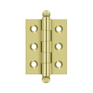 DELTANA 2" x 1-1/2" Solid Brass, Cabinet Hinge