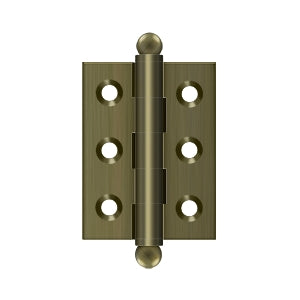 DELTANA 2" x 1-1/2" Solid Brass, Cabinet Hinge