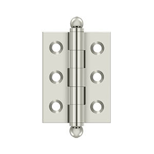 DELTANA 2" x 1-1/2" Solid Brass, Cabinet Hinge