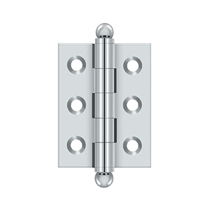 DELTANA 2" x 1-1/2" Solid Brass, Cabinet Hinge