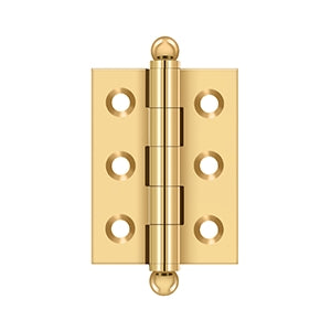 DELTANA 2" x 1-1/2" Solid Brass, Cabinet Hinge