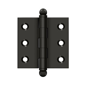 DELTANA 2" x 2" Solid Brass, Cabinet Hinge