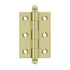 DELTANA 2-1/2" x 1-11/16" Solid Brass, Cabinet Hinge