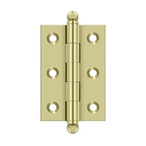 DELTANA 2-1/2" x 1-11/16" Solid Brass, Cabinet Hinge