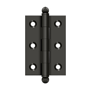 DELTANA 2-1/2" x 1-11/16" Solid Brass, Cabinet Hinge