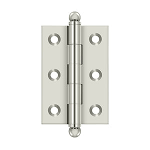 DELTANA 2-1/2" x 1-11/16" Solid Brass, Cabinet Hinge