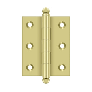 DELTANA 2-1/2" x 2" Solid Brass, Cabinet Hinge