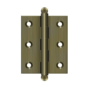 DELTANA 2-1/2" x 2" Solid Brass, Cabinet Hinge