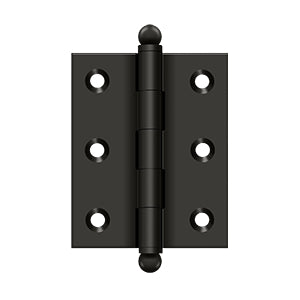 DELTANA 2-1/2" x 2" Solid Brass, Cabinet Hinge