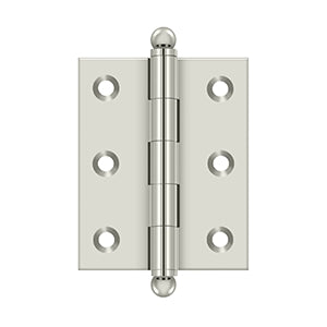 DELTANA 2-1/2" x 2" Solid Brass, Cabinet Hinge