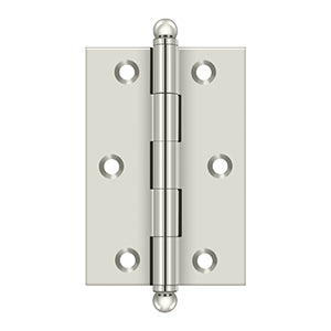 DELTANA 3" x 2" Solid Brass, Cabinet Hinge