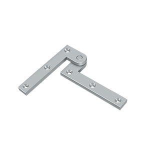 DELTANA 3-7/8" x 5/8" x 1-5/8" Solid Brass Pivot Hinge