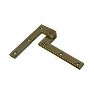 DELTANA 4-3/8" x 5/8" x 1-7/8" Solid Brass Pivot Hinge