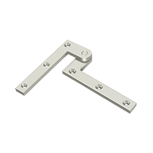 DELTANA 4-3/8" x 5/8" x 1-7/8" Solid Brass Pivot Hinge