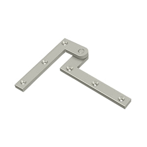 DELTANA 4-3/8" x 5/8" x 1-7/8" Solid Brass Pivot Hinge