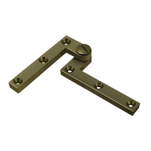 DELTANA 4-3/8" x 5/8" x 1-7/8" Solid Brass Pivot Hinge
